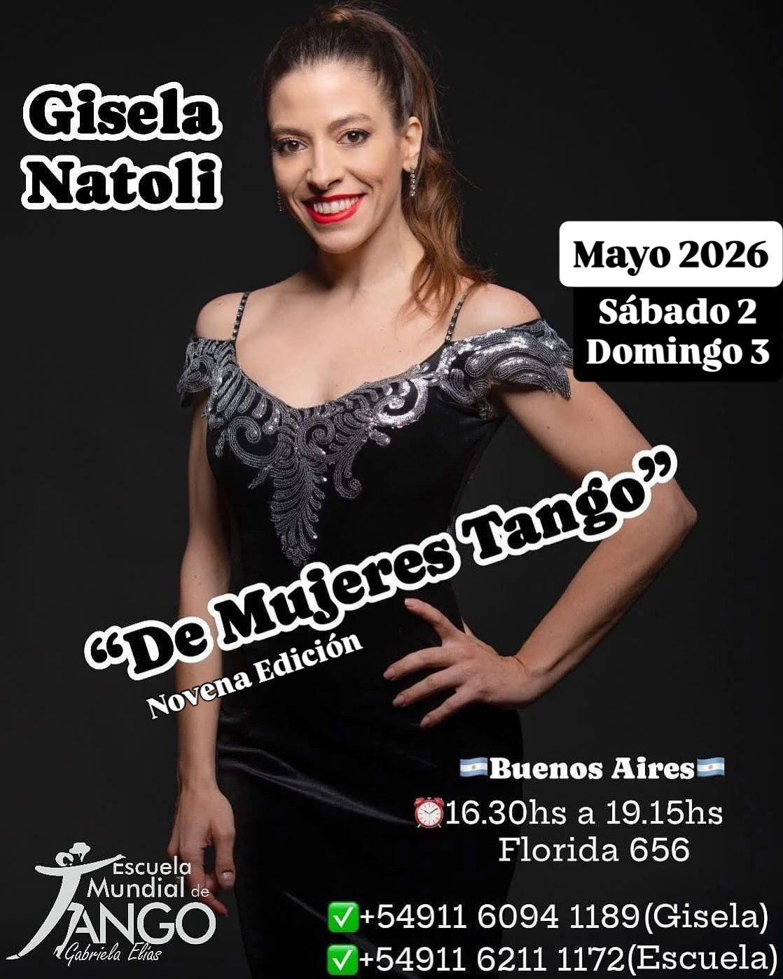 🌹 “De Mujeres Tango”, (Novena Edición)- Gisela Natoli