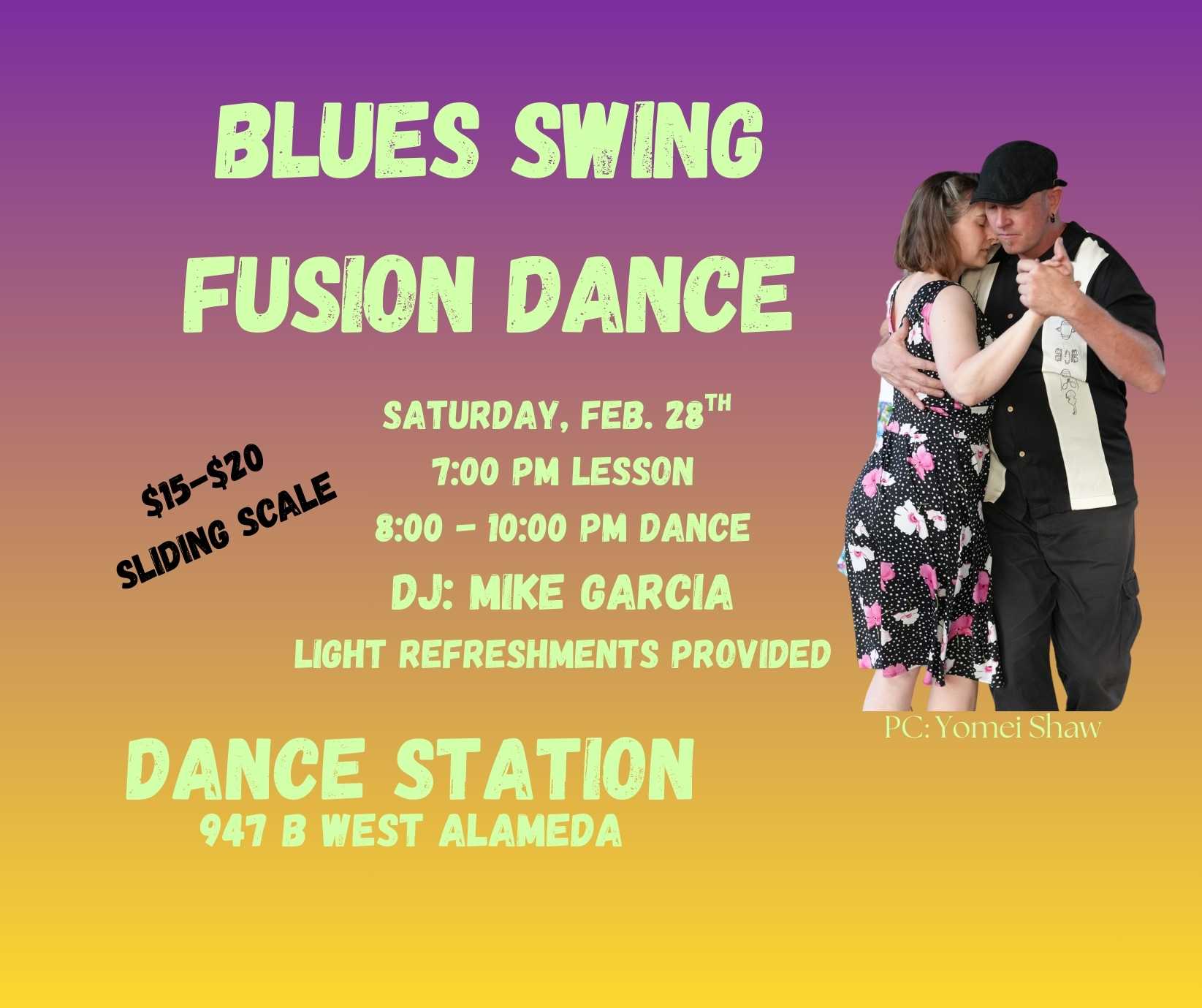 Blues Swing Fusion Party! Sat., Feb 28th