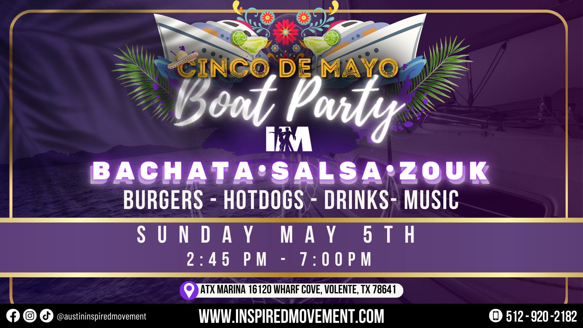 š„š„Cinco de Mayo Boat Party Fiesta!!š„š„