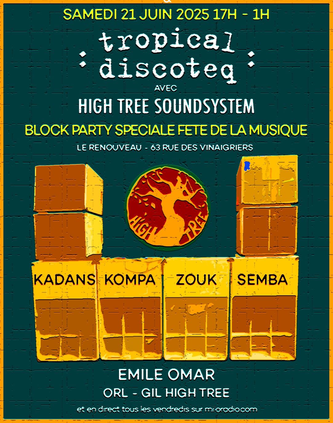 TROPICAL DISCOTEQ FÊTE DE LA MUSIQUE