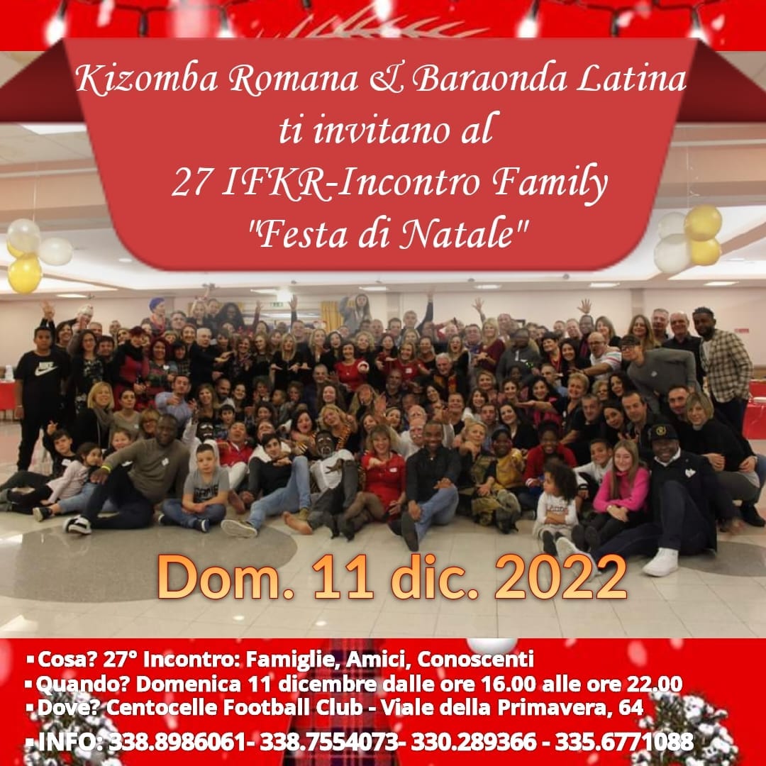 27 ° IFKR - Incontro della Family "Festa di Natale"