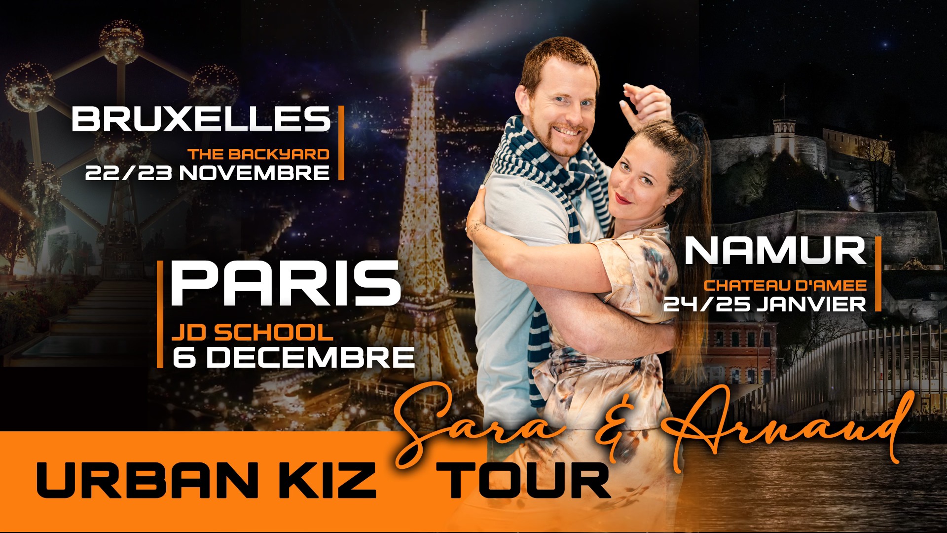 URBAN KIZ TOUR avec Sara & Arnaud ★ BRUXELLES