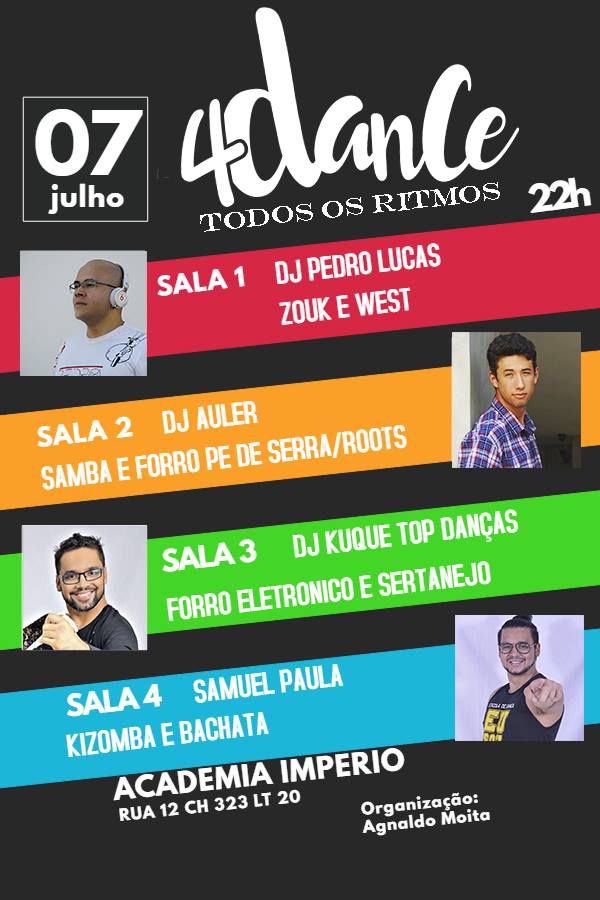 4dance - Todos os Ritmos - 4 Ambientes