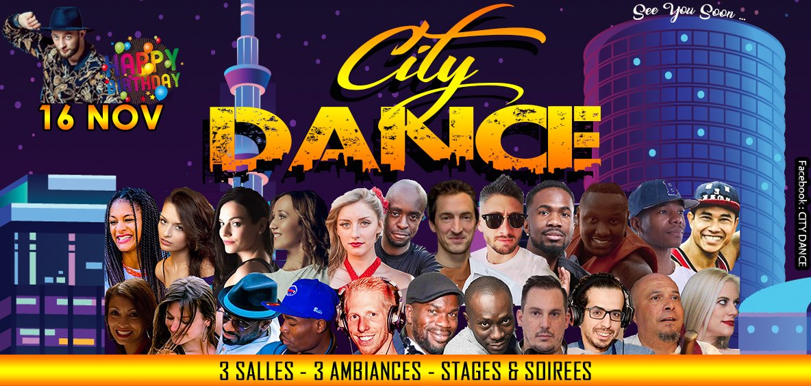 ☆ CITY DANCE LILLE ☆ 3 Salles - 3 Ambiances