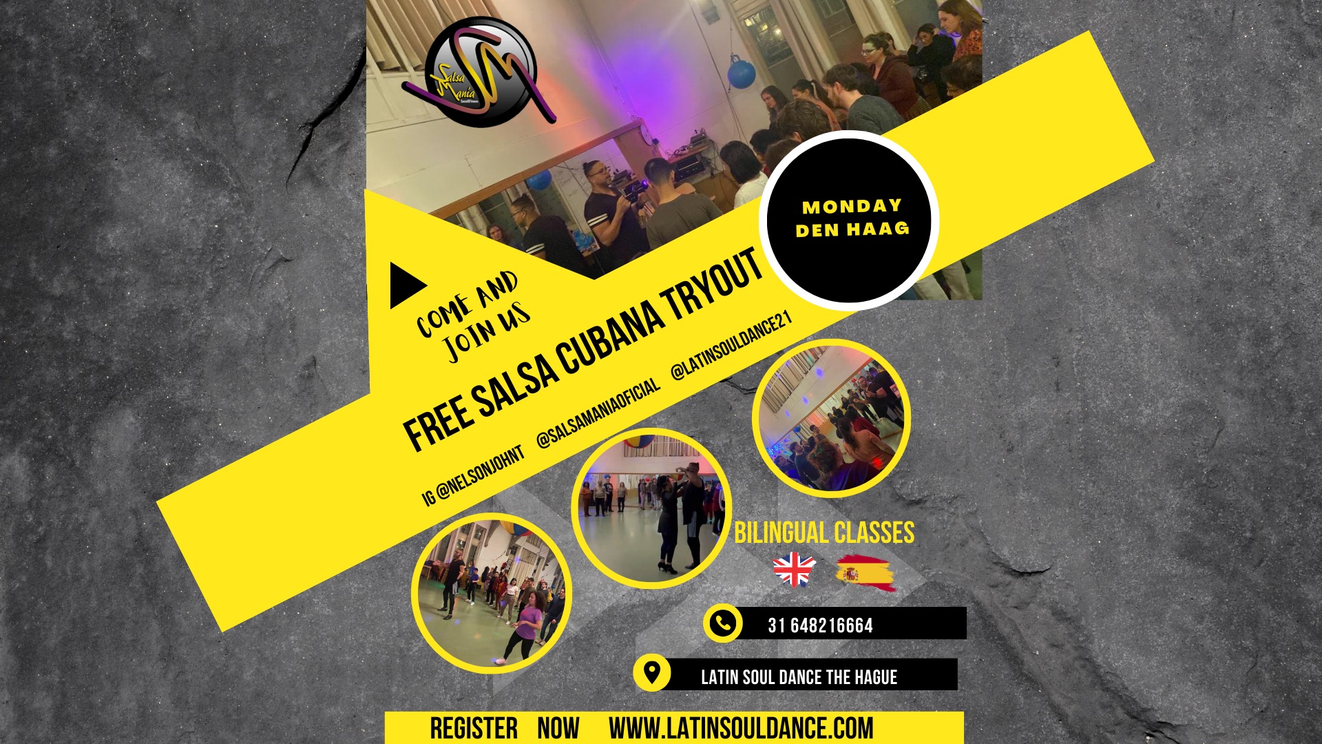 FREE TRYOUT SALSA CLASS