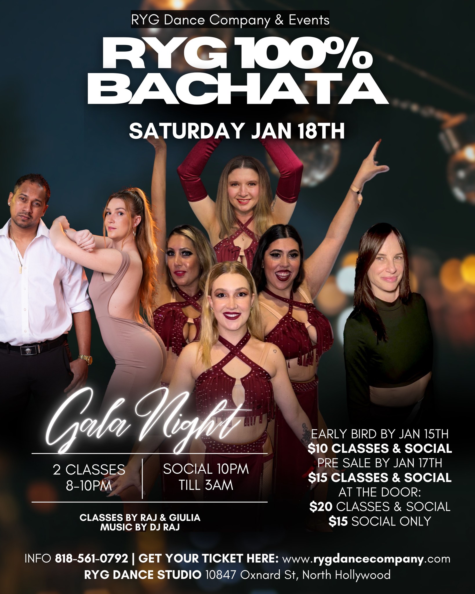 RYG 100% BACHATA NIGHT 💃