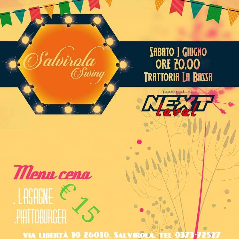 INAUGURAZIONE ESTIVO ALLA BASSA - si balla e si mangia!