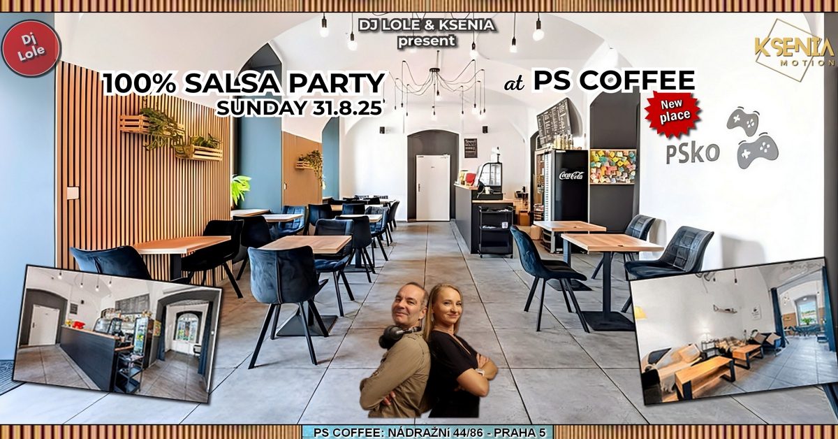 100% SALSA PARTY at PS COFFEE 🍹💃🕺