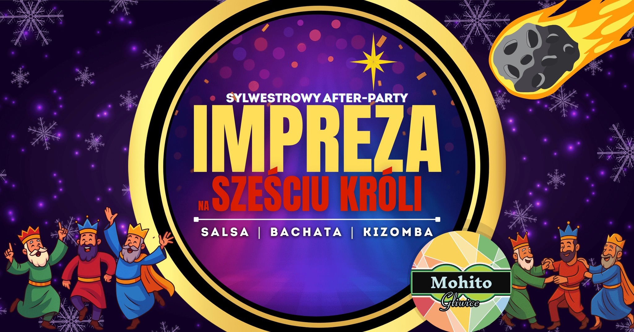 IMPREZA NA 6'CIU KRÓLI W SZKOLE TAŃCA MOHITO GLIWICE