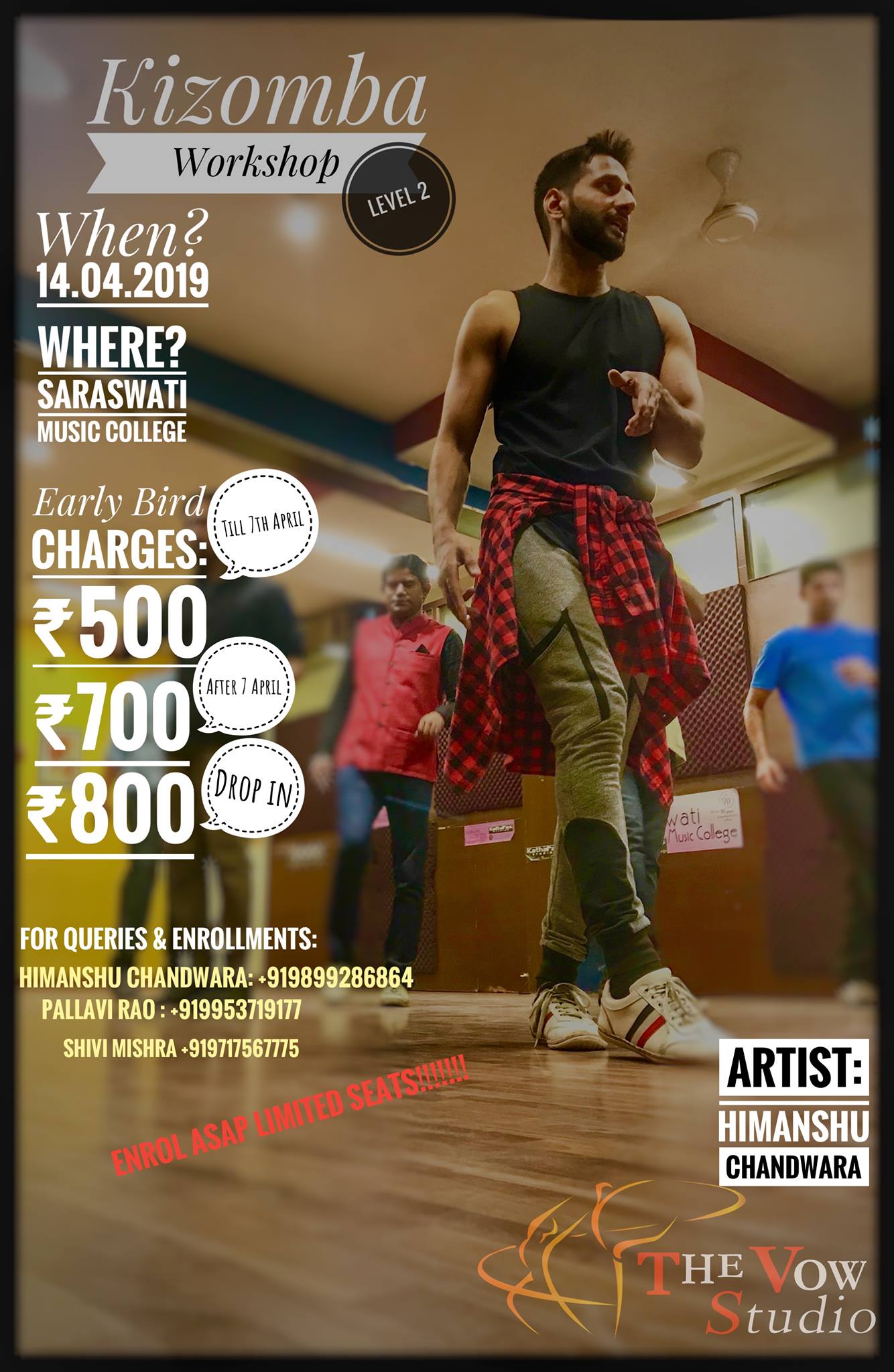 Kizomba Workshop (Level-2) by Himanshu