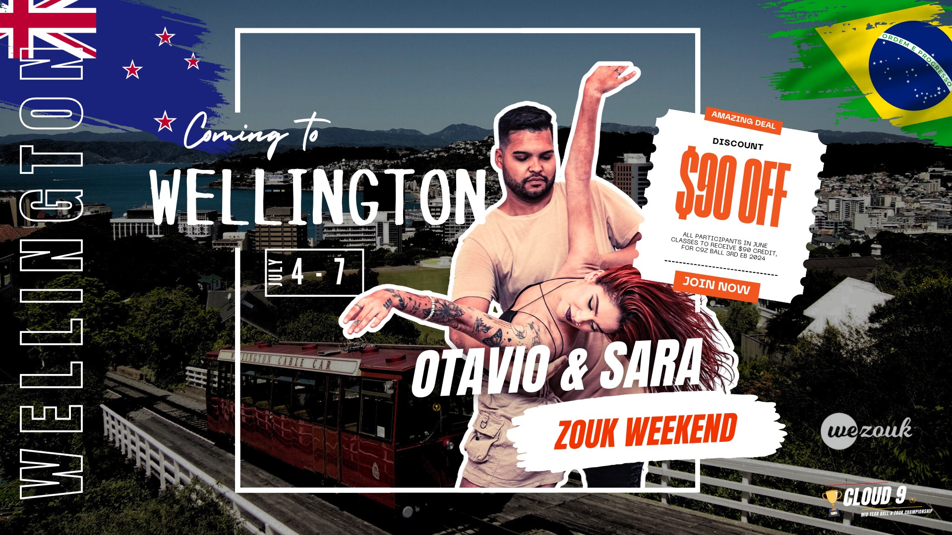 Weekend of Zouk with Otavio & Sara