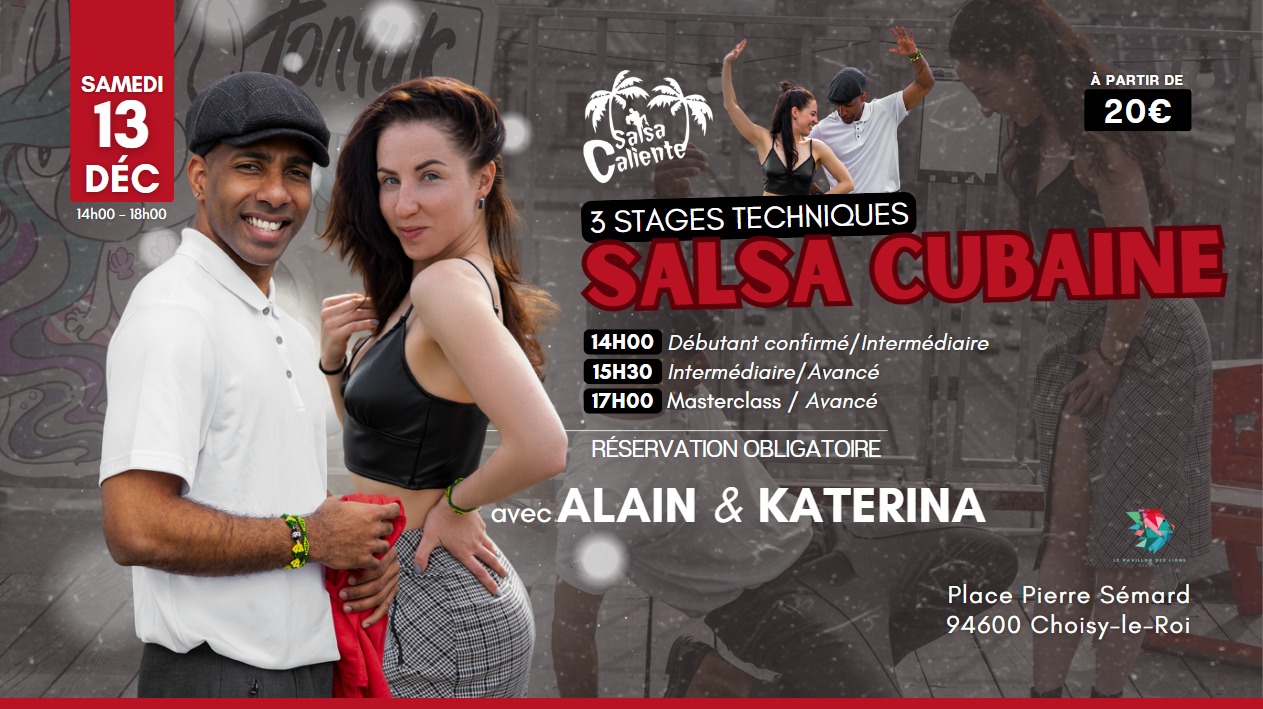 STAGES avec ALAIN & KATERINA 📢🕺🏻 Salsa Caliente Paris