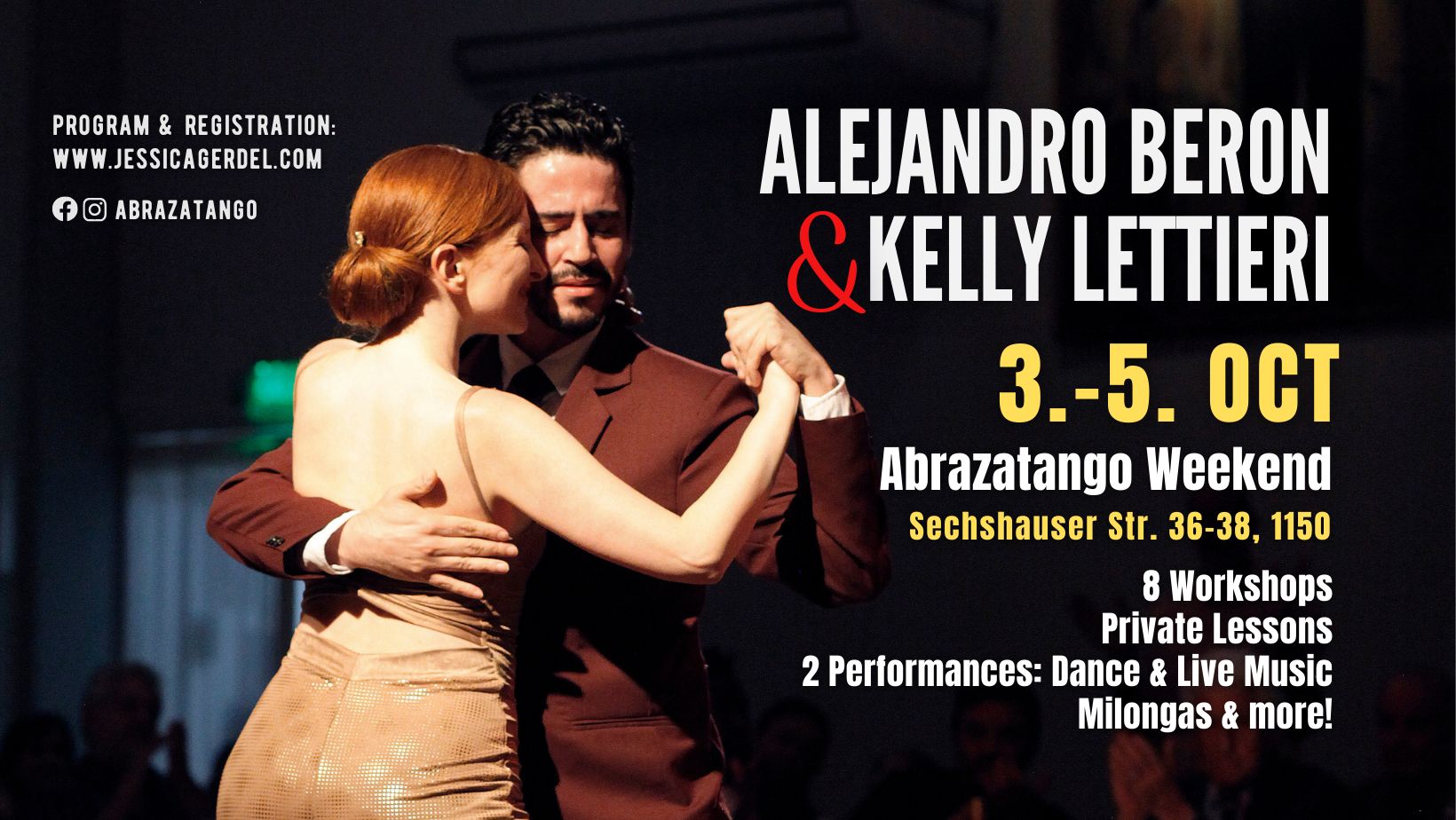 Alejandro Beron & Kelly Lettieri in Vienna ๐ฅ Abrazatango Weekend