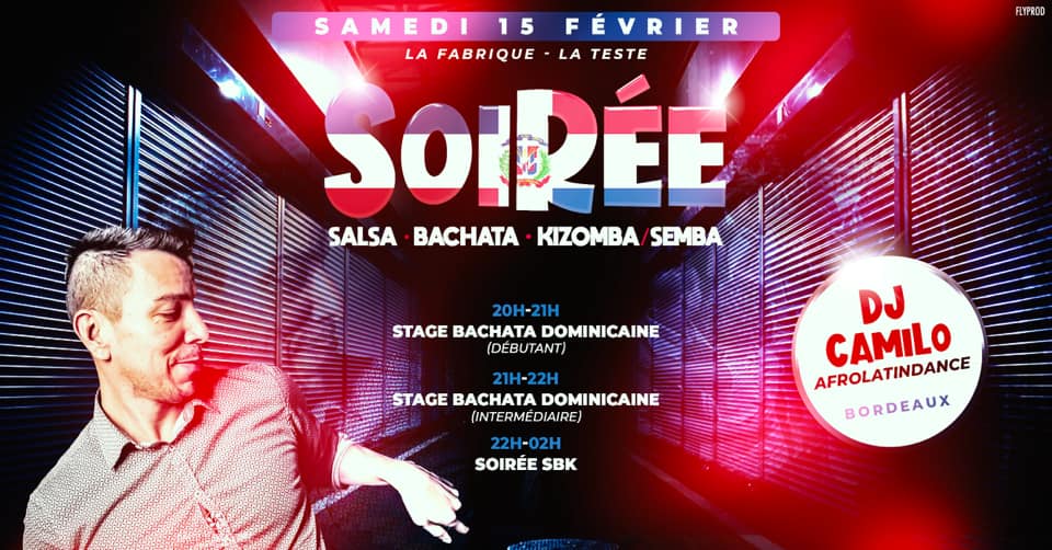 Soirée SBK La Distillerie avec DJ Camilo + stages