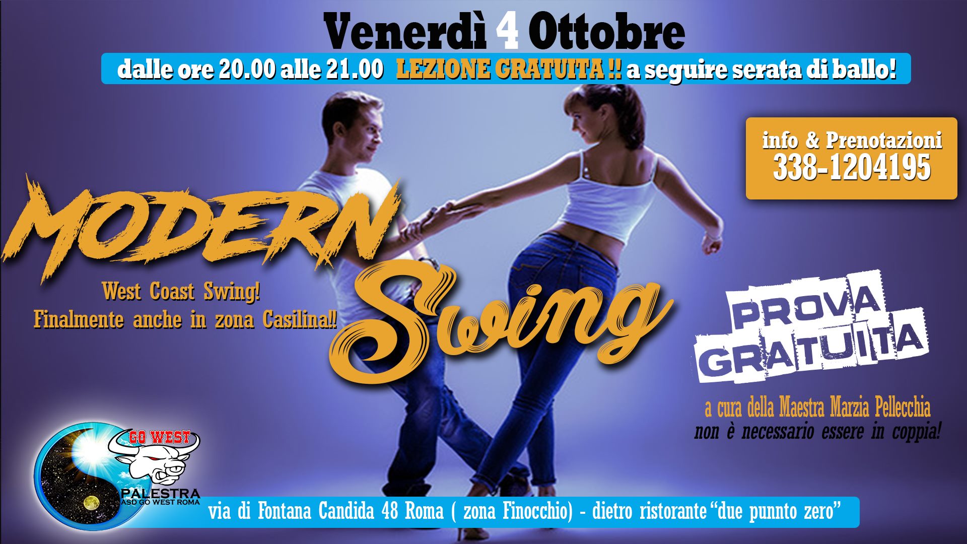 Modern Swing arriva anche in zona Casilina!
