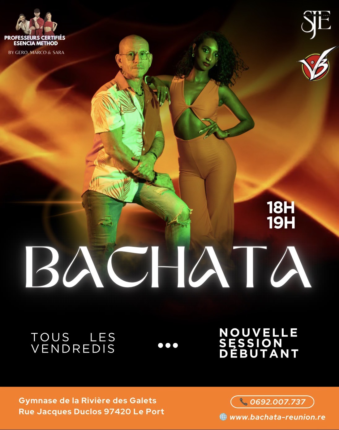 BACHATA les vendredis - Gymnase Rivière des Galets le Port