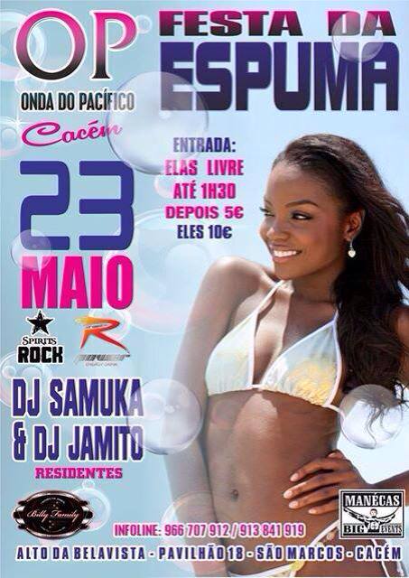1ª FESTA DE ESPUMA 2015 NA DISCOTECA OP
