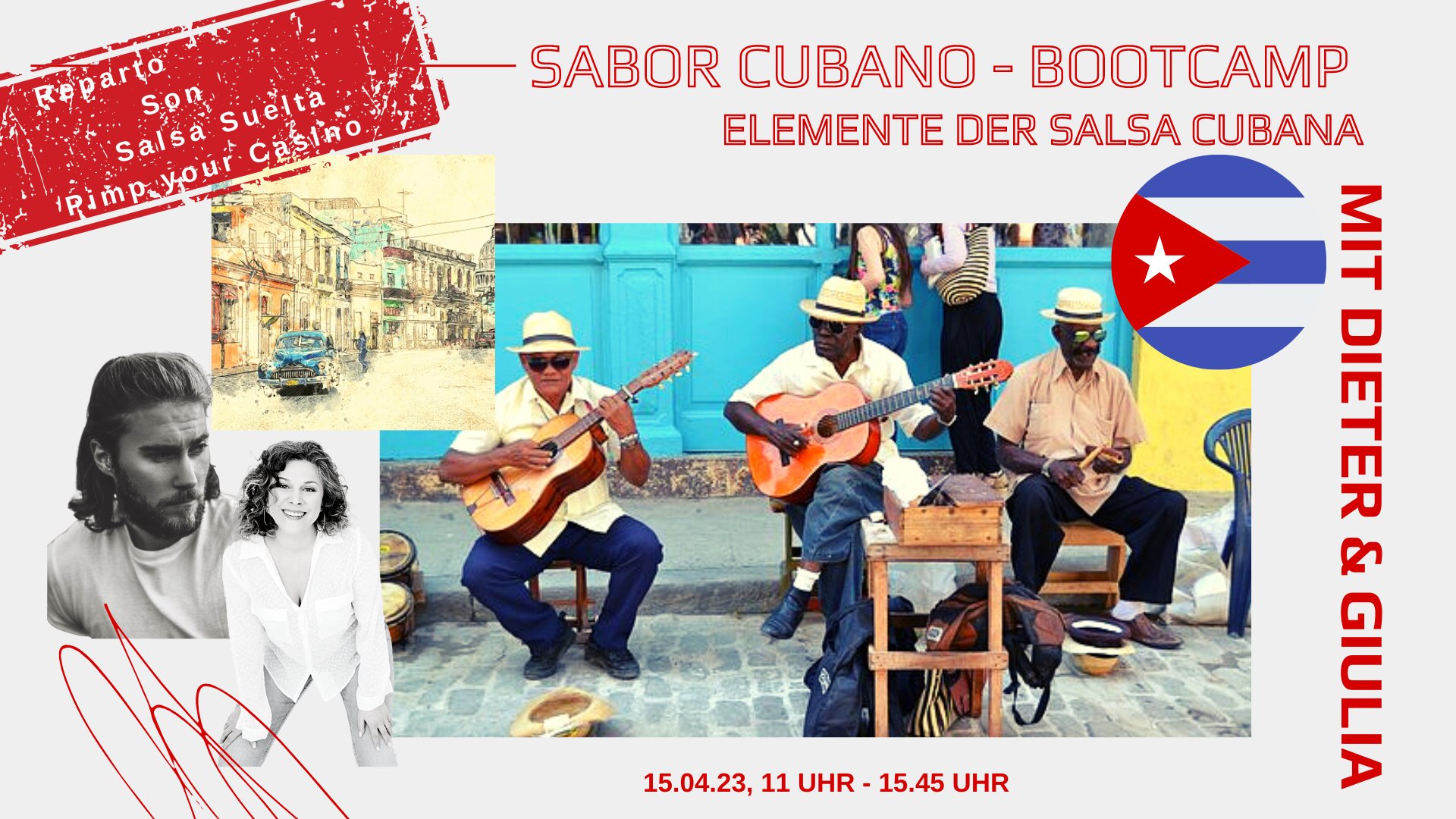 SABOR CUBANO BOOTCAMP - Elemente der Salsa Cubana
