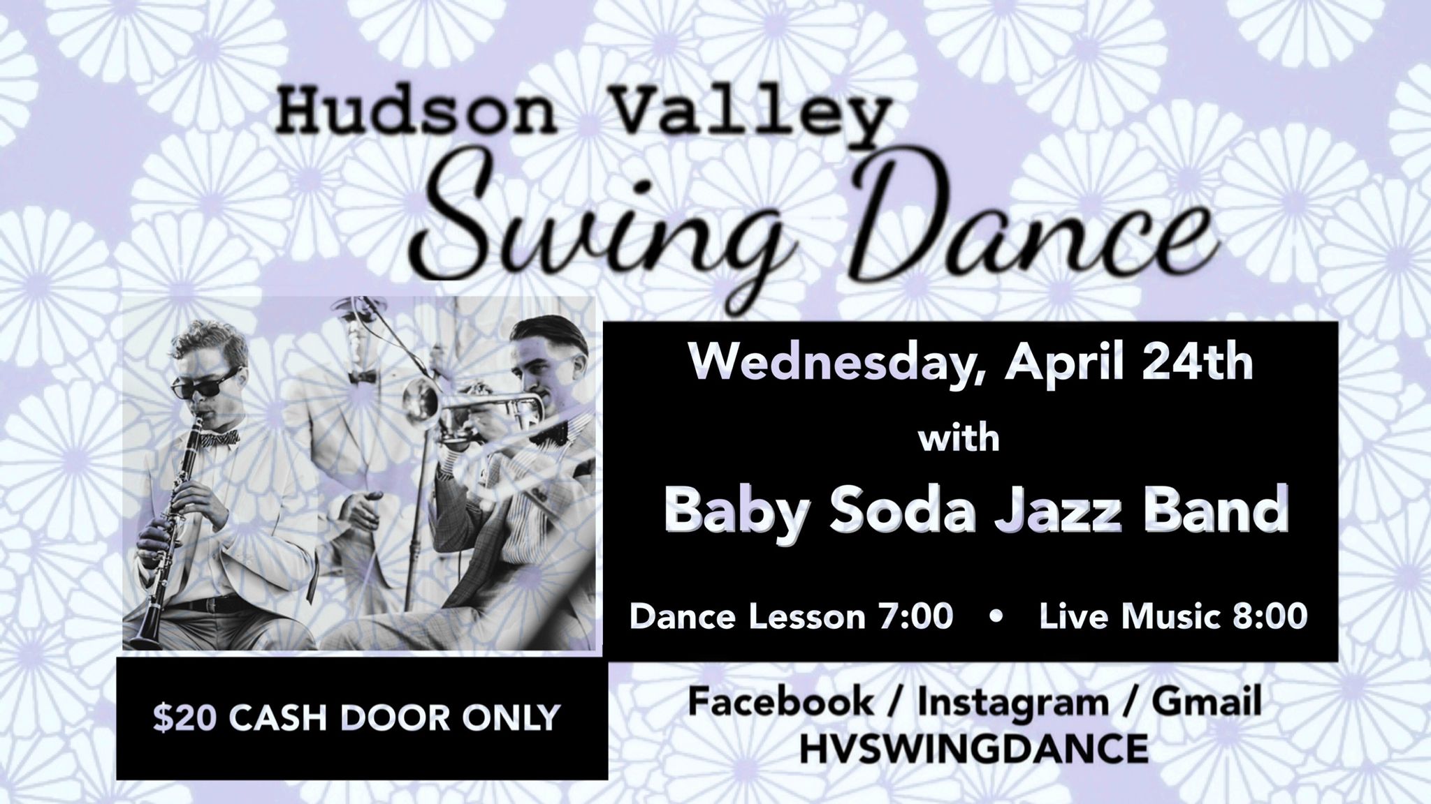Swing Dance Night in The Garage w Baby Soda Jazz Quartet