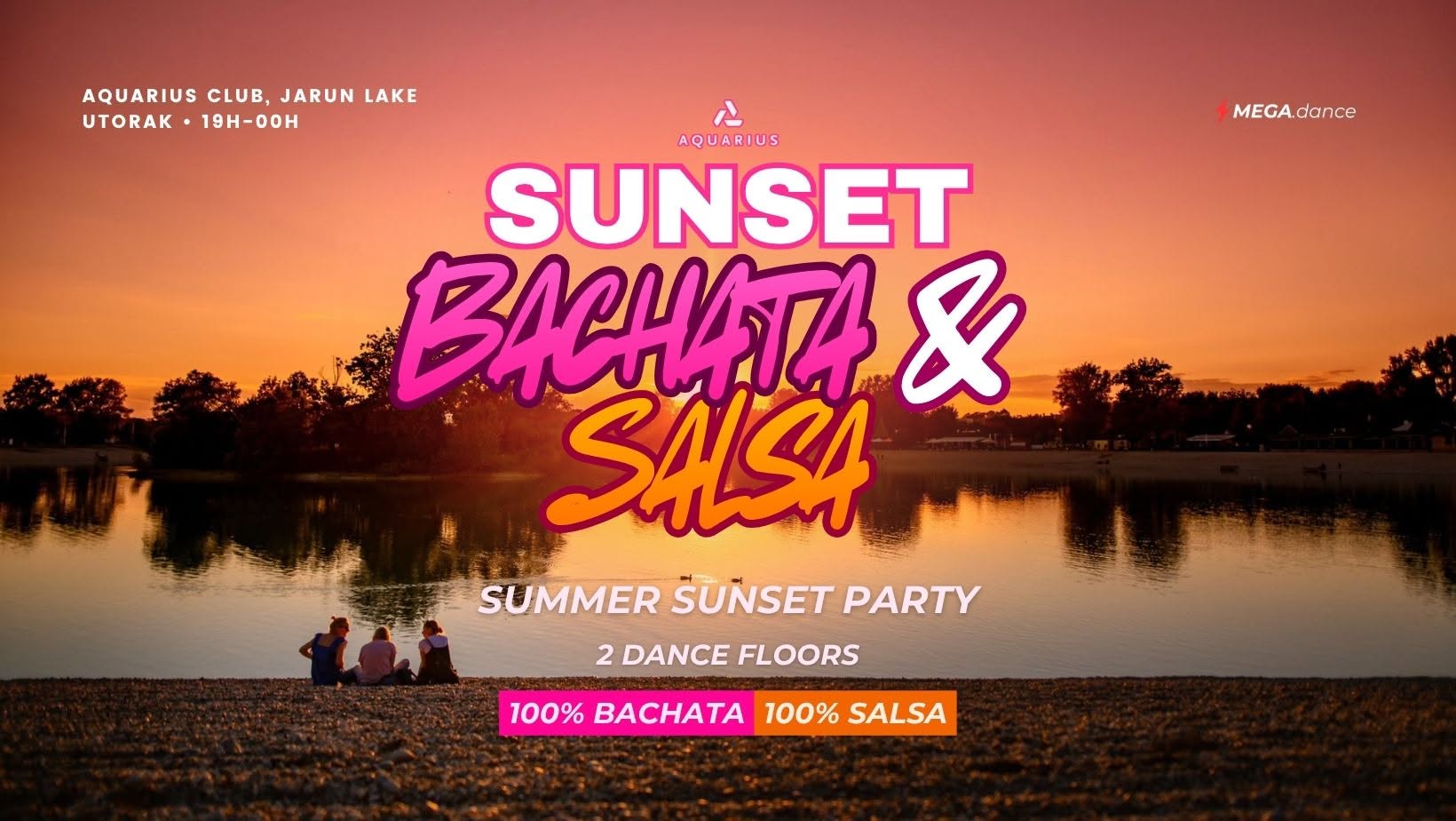 ☀️ Aquarius SUNSET: Bachata & Salsa 🌊 09.06. utorak (Tuesday)