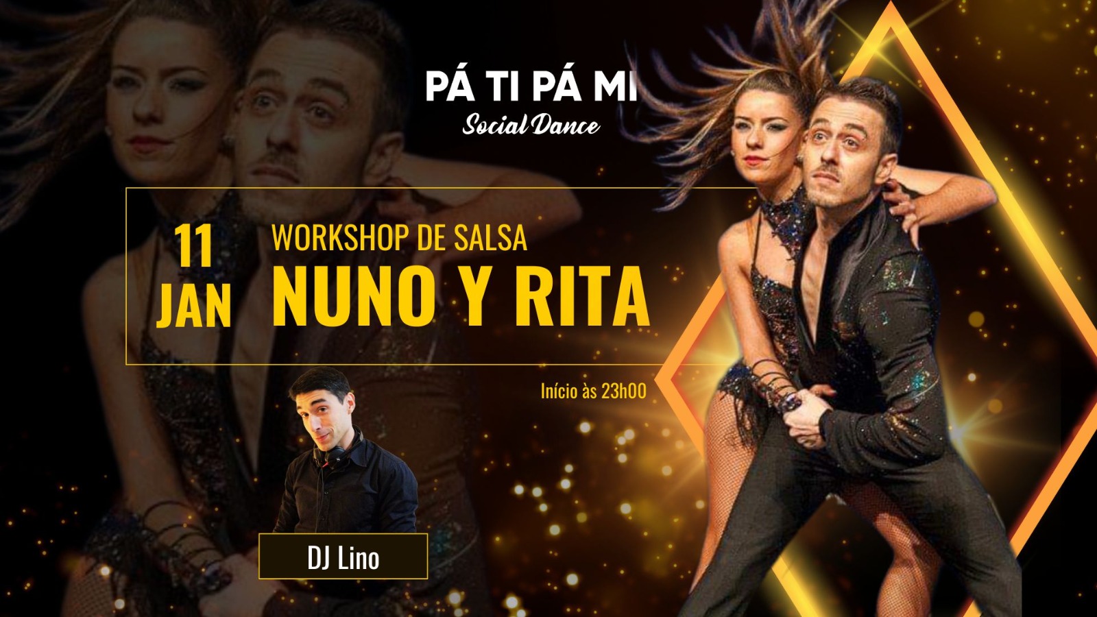 PÁ TI PÁ MI Workshop de Salsa com Nuno y Rita