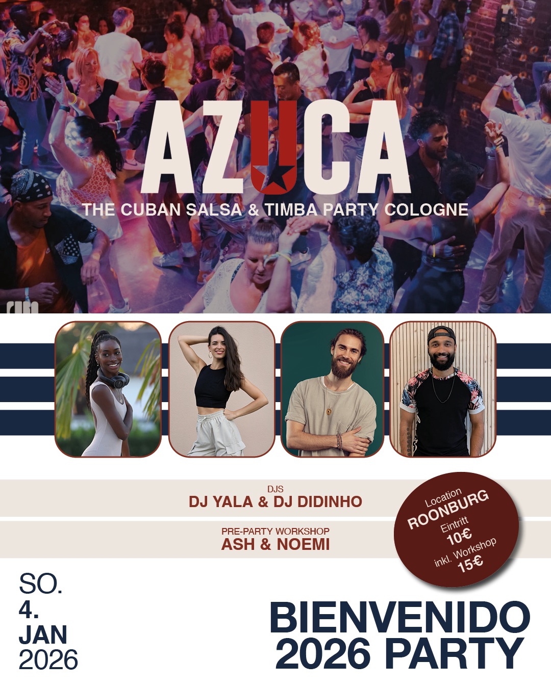 AZUCA Domingo The Cuban Salsa & Timba Party Cologne