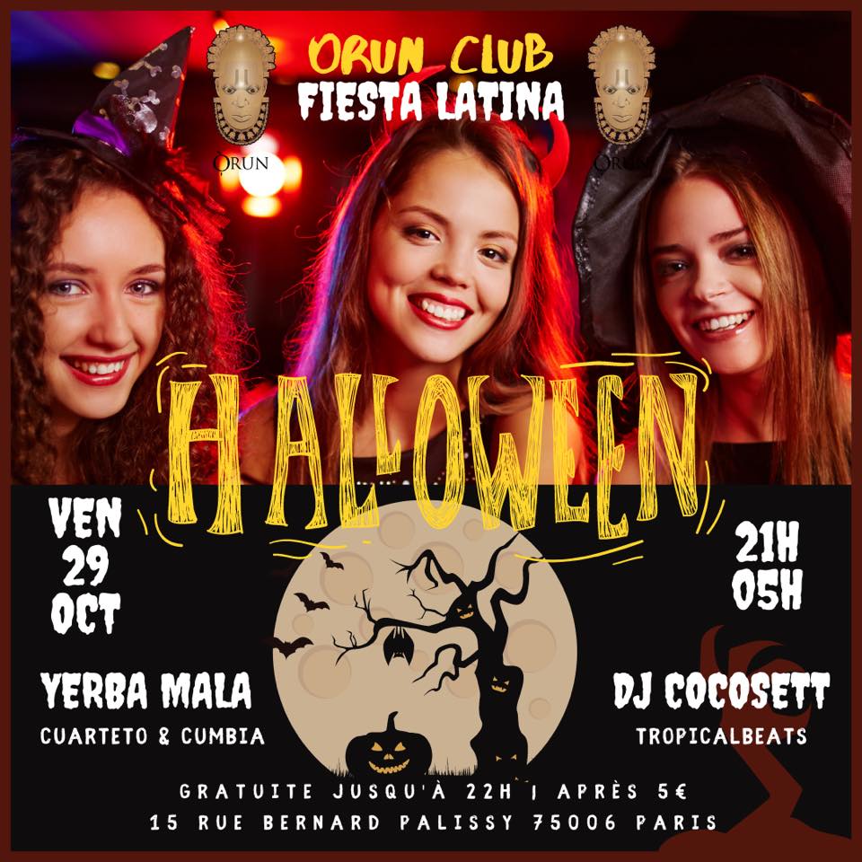 Yerba Mala & DJ Cocosett - Fiesta Latina à Orun Club