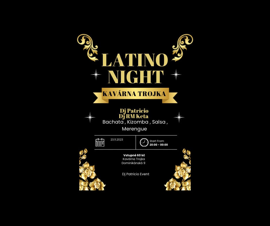 LATINO NIGHT Kavárna Trojka