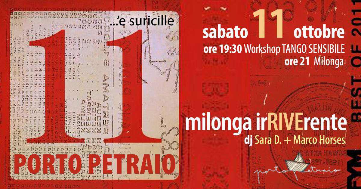Milonga irRIVErente a Porto Petraio