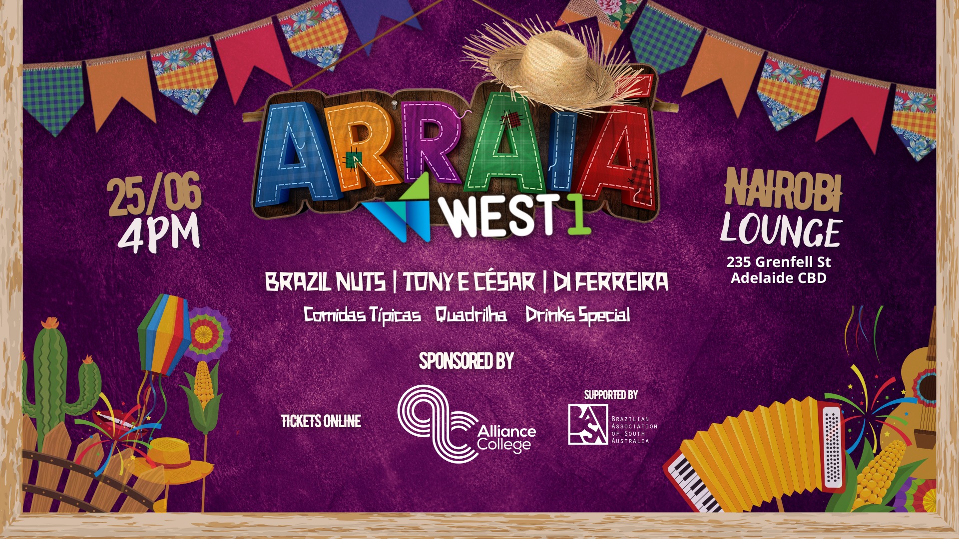 Arraiá WEST 1 Adelaide