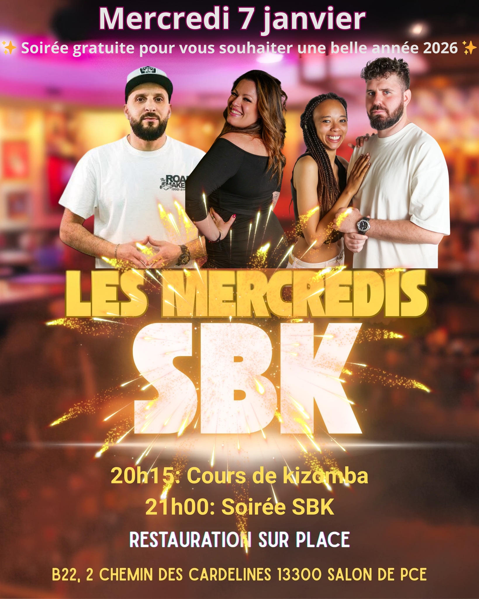 Soirée gratuite SBK au B22
