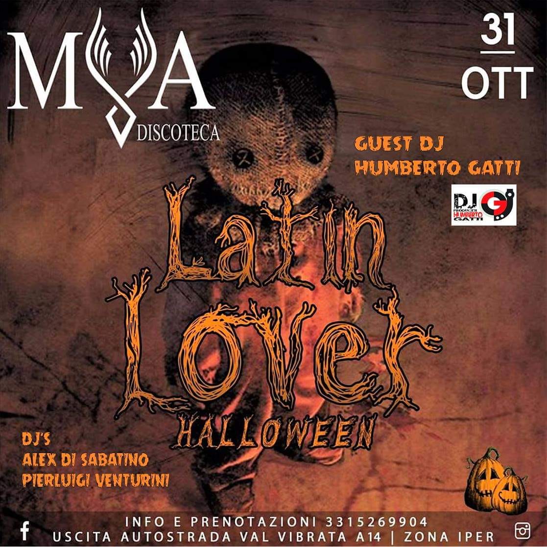 Mercoledi 31 Ottobre Halloween Latino al MyA colonnella