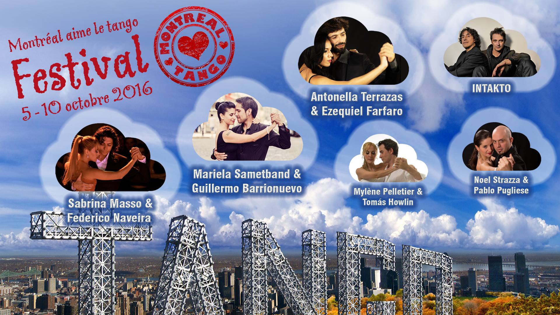 Montreal aime loves Tango 5-10 octobre 2016!