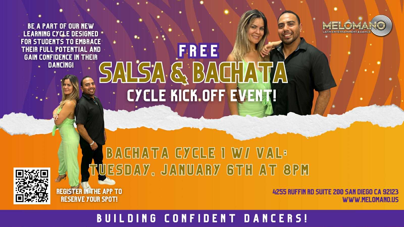 Melómano FREE Bachata Cycle 1 Kick Off! 11 4!
