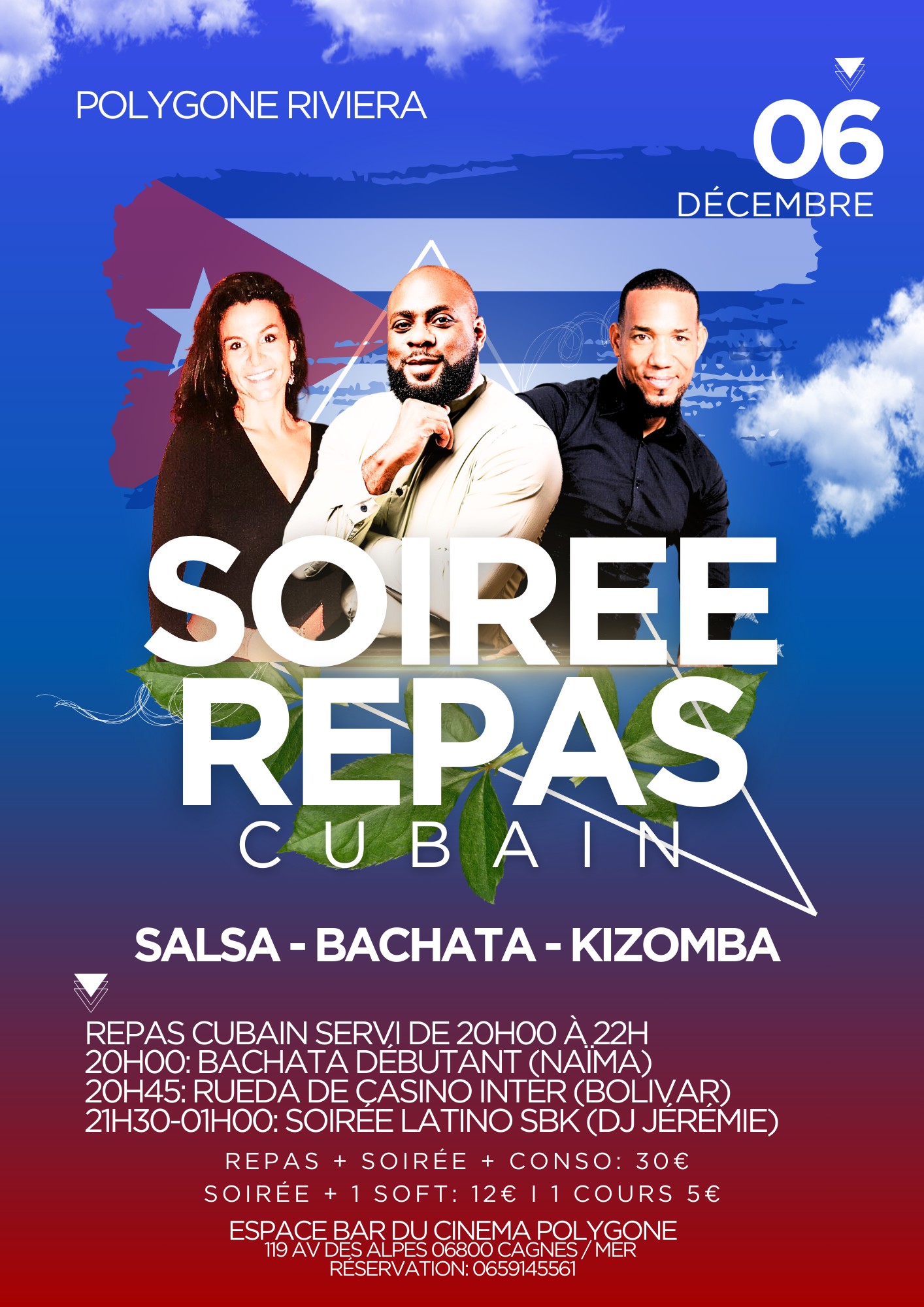 Soirée Latino SBK & Repas (cubain)🇨🇺
