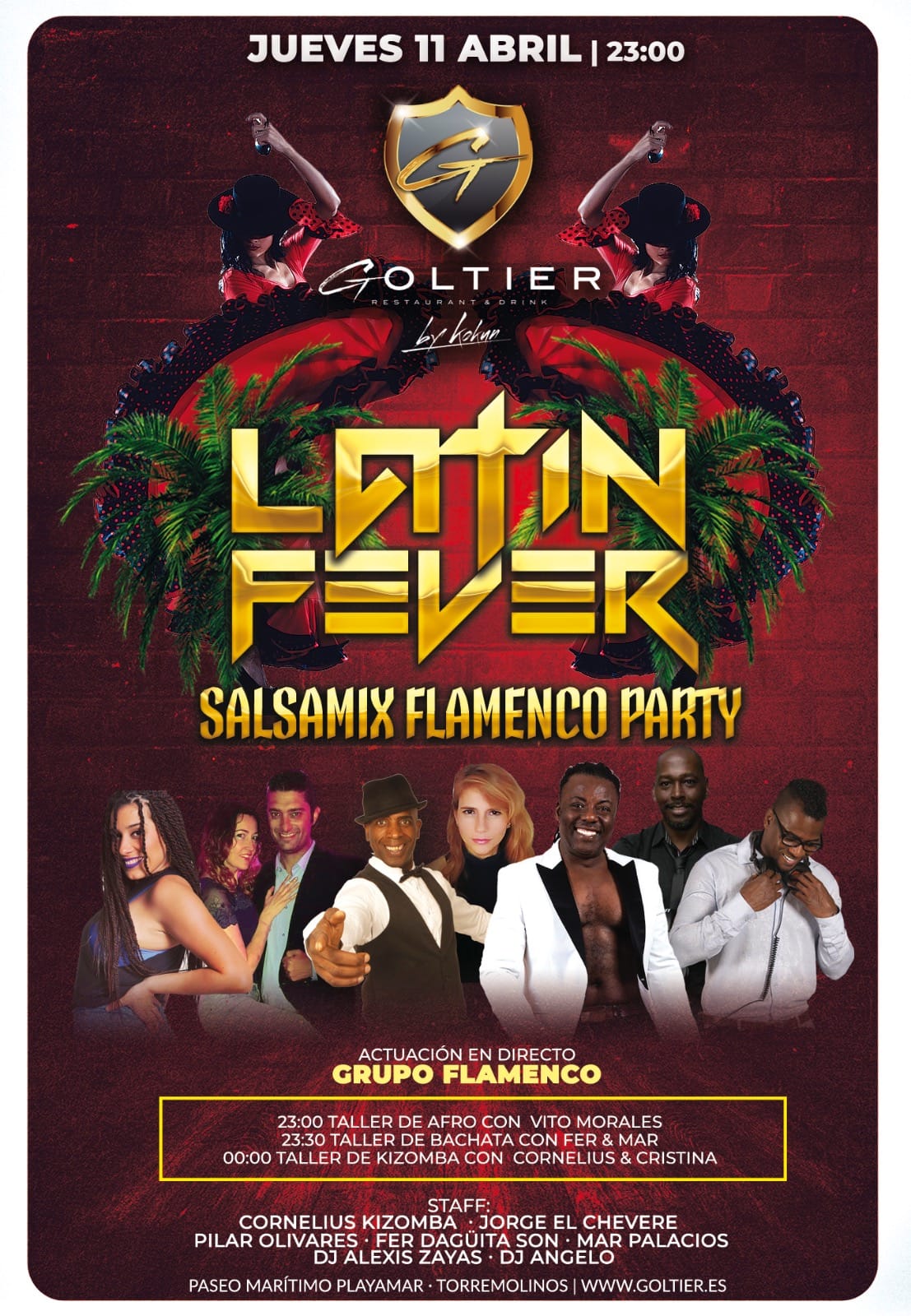 Latin Fever, Jueves 11 Abril