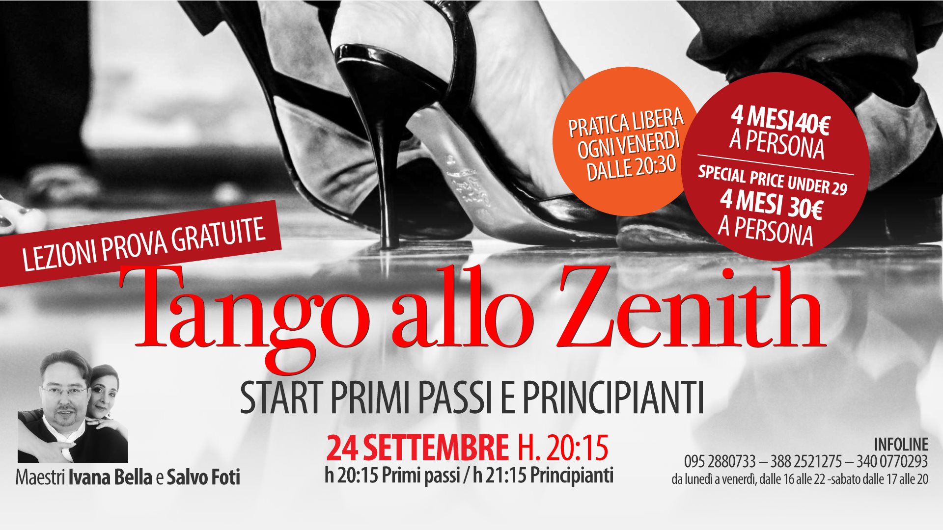 Lezione "Primi Passi" Tango Argentino