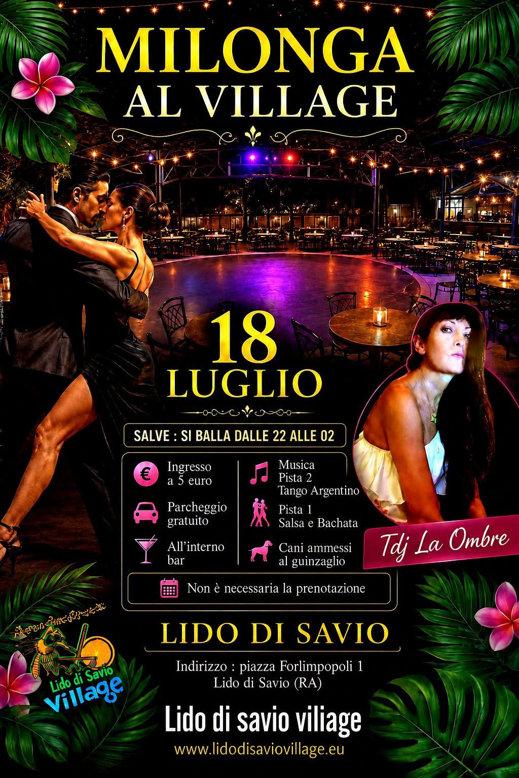 MILONGA AL VILLAGE TDJ LA OMBRE