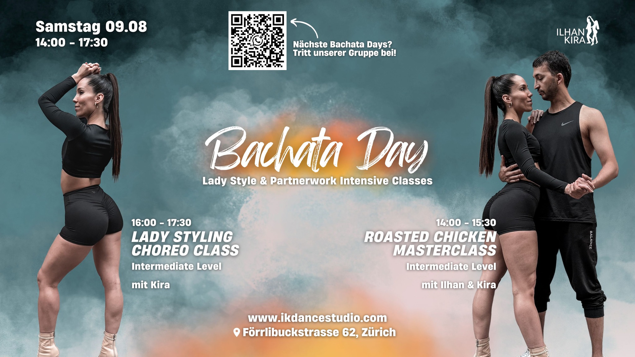 BACHATA DAY in Zurich - Intensive Partnerwork & Lady Styling Classes 🔥