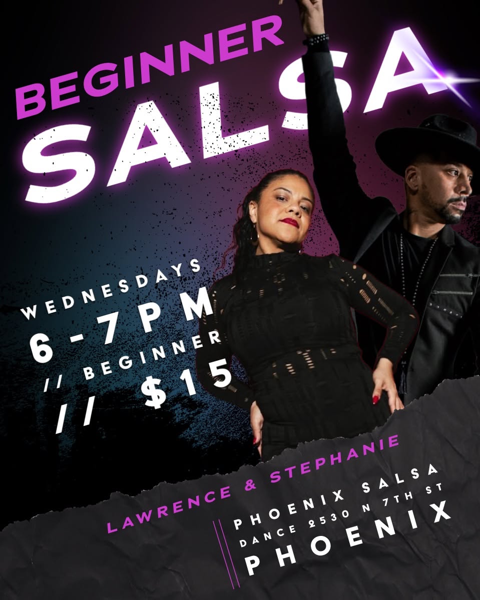 Wednesday Beginner Salsa Technique with Lawrence & Stephany!