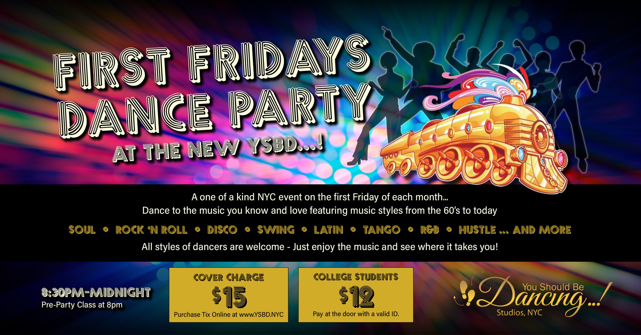 First Fridays Dance Party with Guest Co-DJ Frankie Martinez