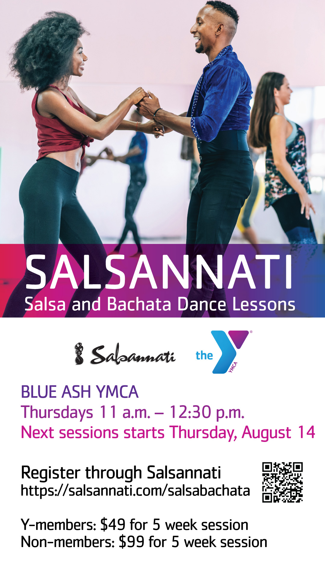 Salsa & Bachata 5wk Bootcamp BLUE ASH