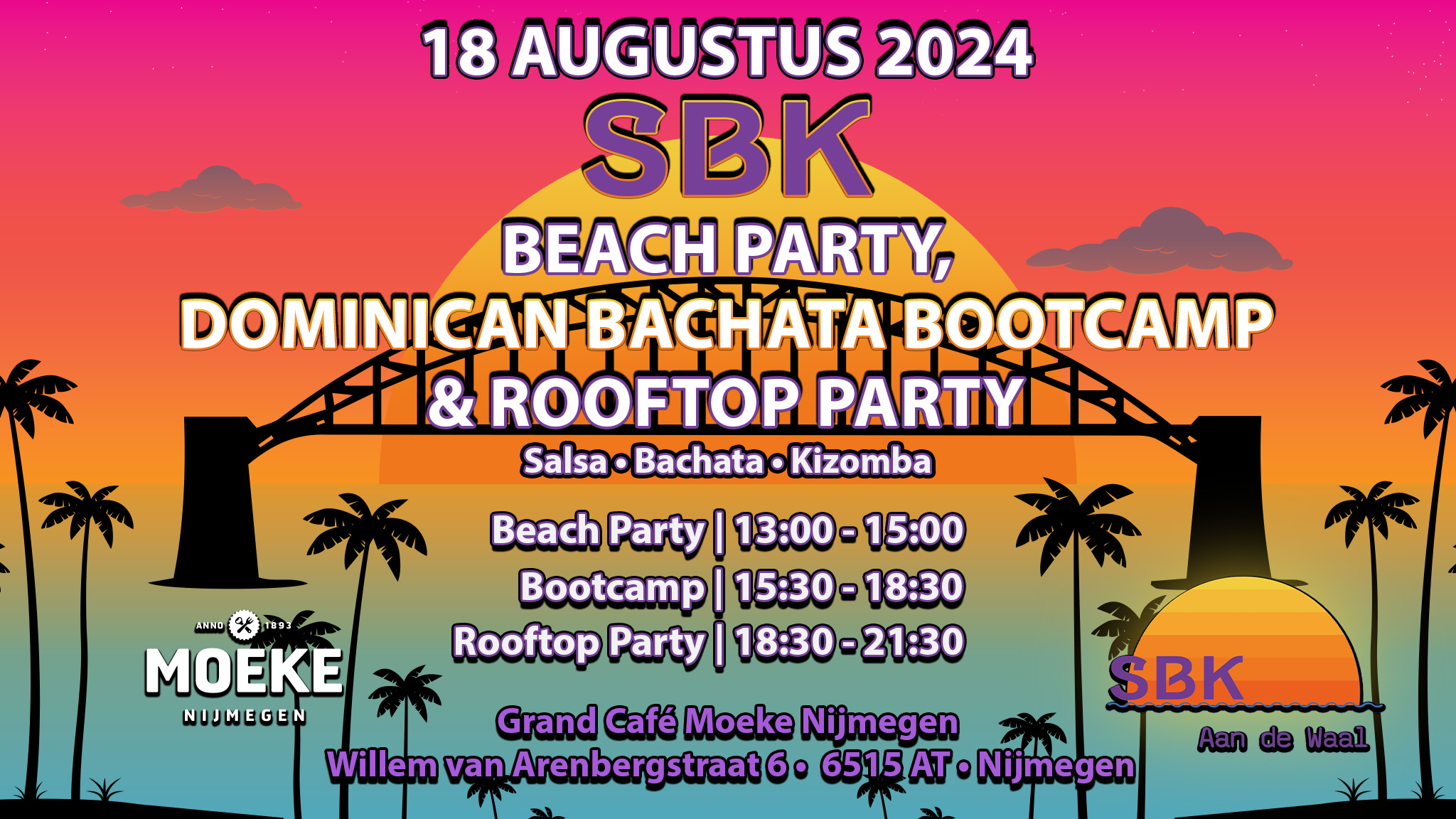 SBK Bootcamp Dominican Bachata Beach Party Rooftop Party