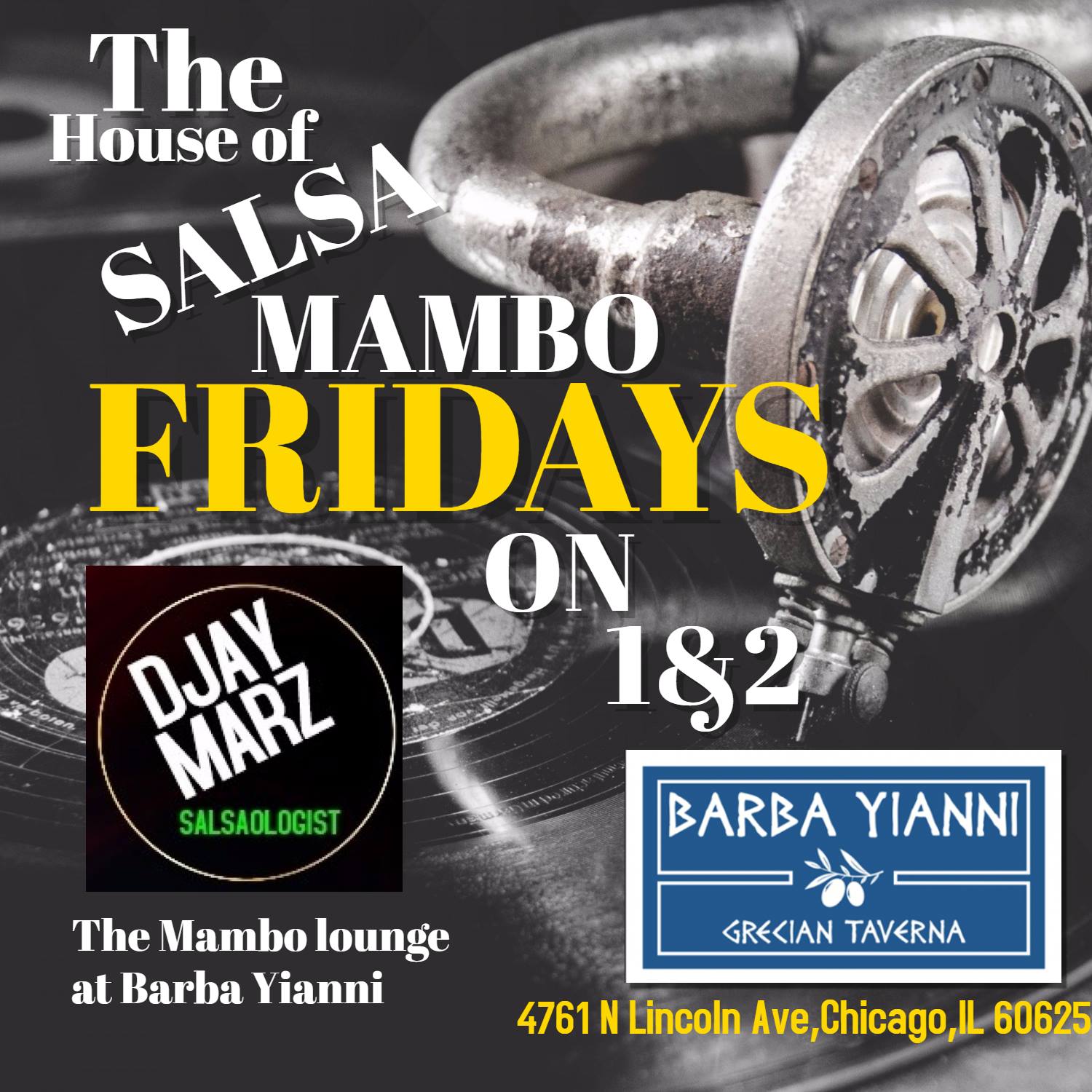Salsa Mambo Fridays at Barba Yianni in Lincoln Square