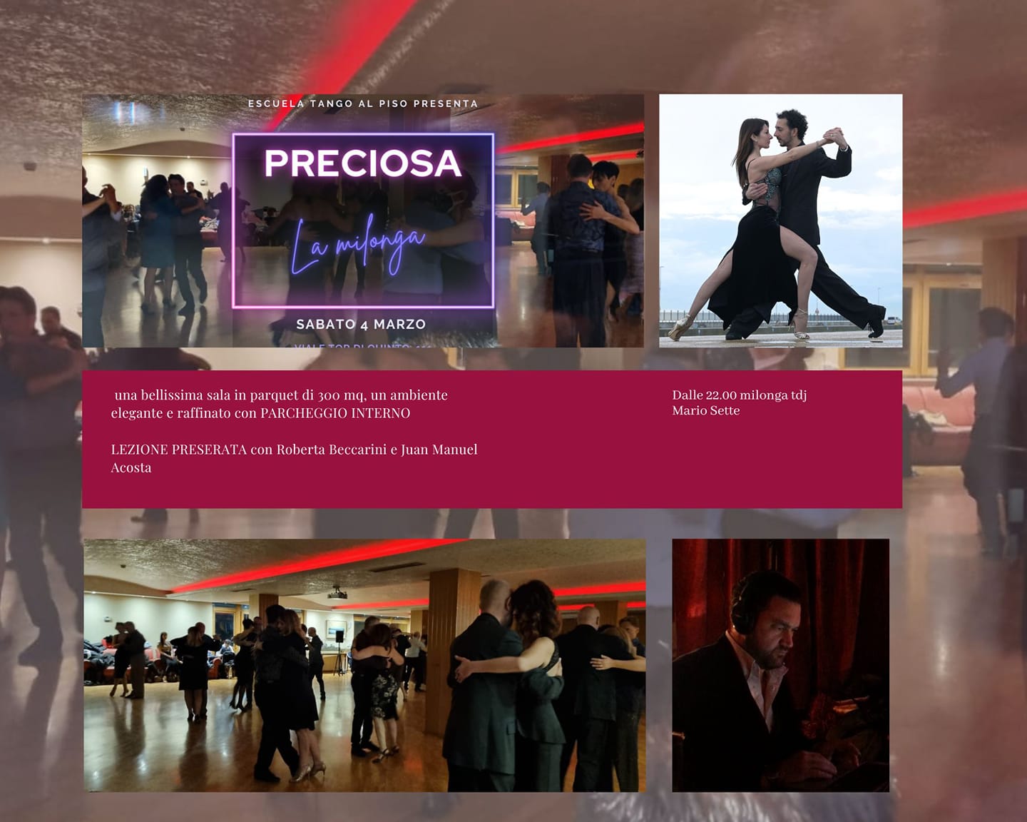 'PRECIOSA' LA MILONGA