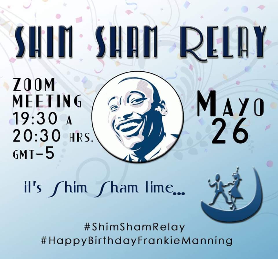 Hoppers MEX Shim Sham Relay for Frankie Manning's Birthday