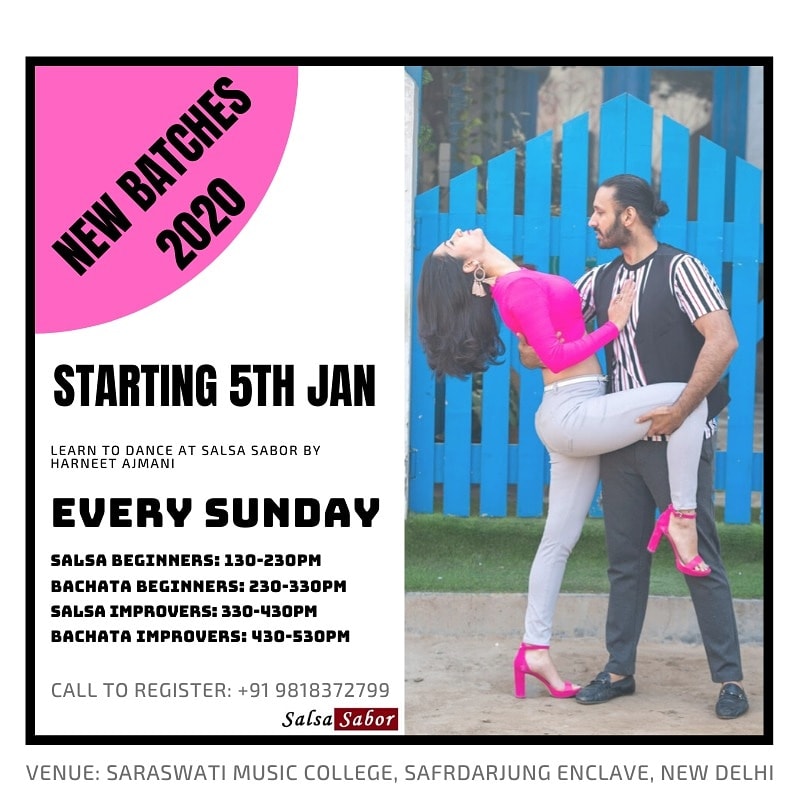 New Salsa And Bachata Batches At Salsa Sabor For January 2020!
