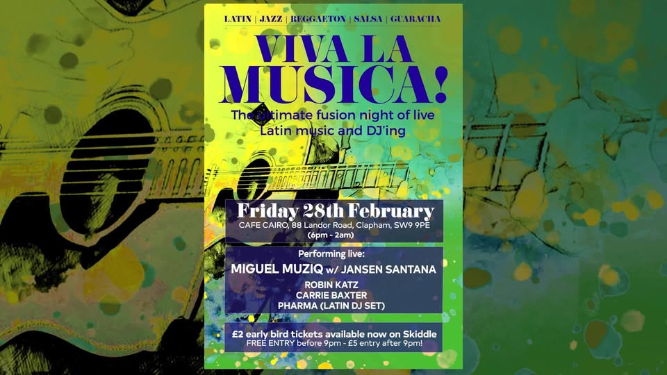 Viva La Musica w Miguel Muziq + guests