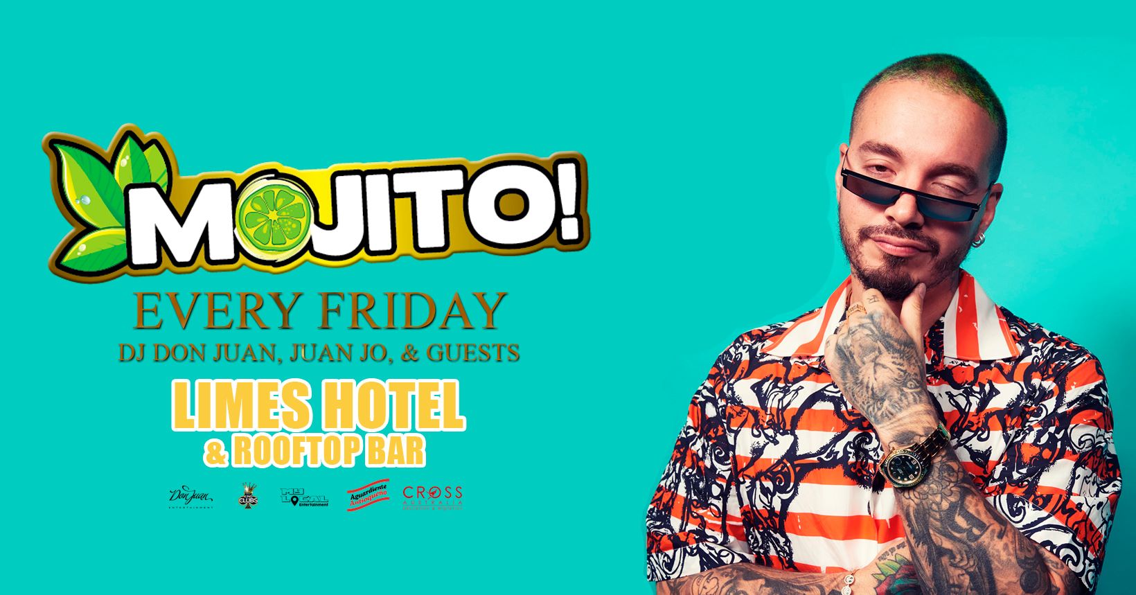 Mojito Latino Fiesta at Limes Hotel Rooftop Bar
