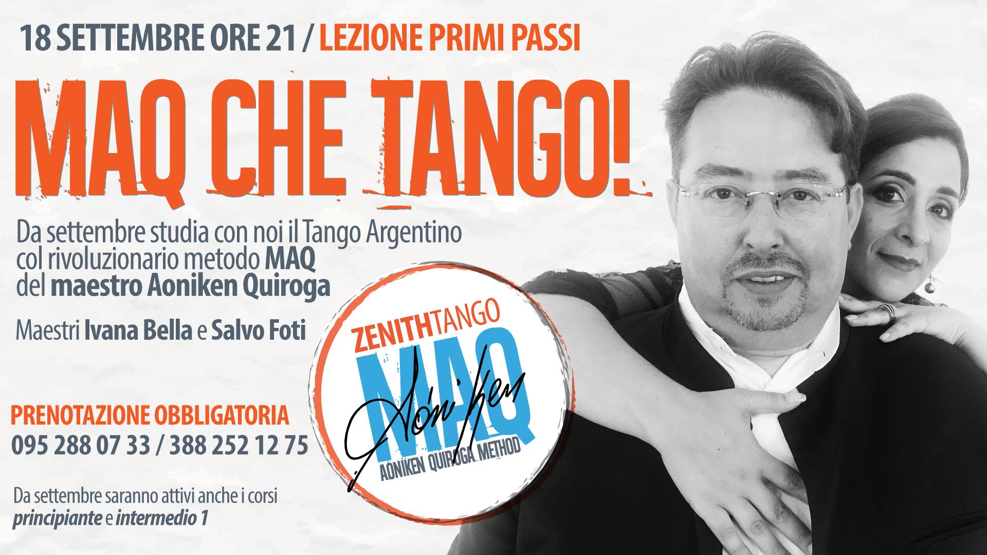 MAQ che Tango! Lezione primi passi Tango Argentino
